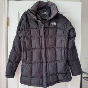 The North Face Women's Black North Face 600 Goose Down Hooded Jacket, Size M